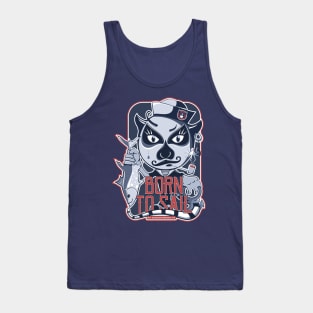 mr.Lenny Loves the Sea / navy Tank Top